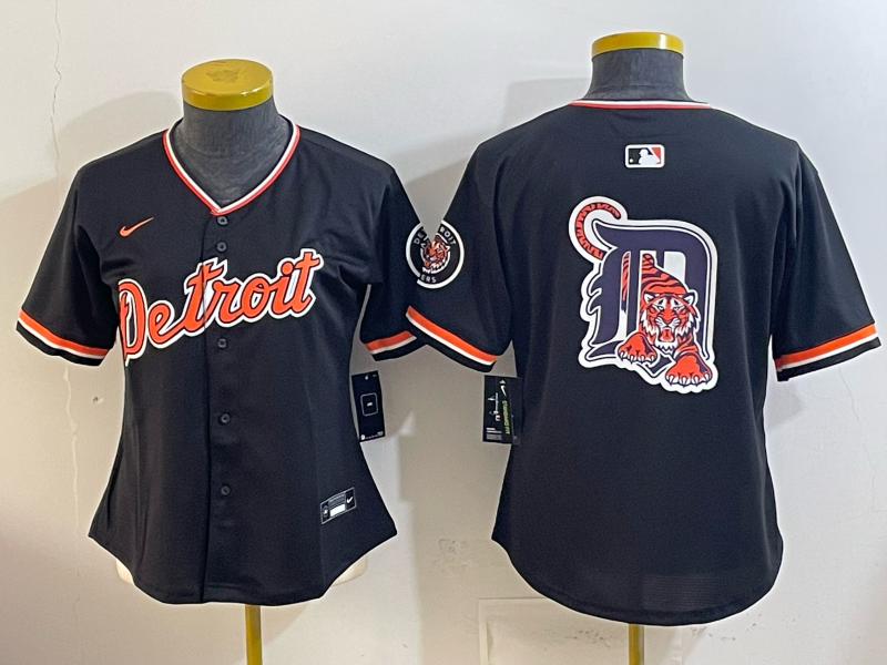 women Detroit Tigers blank black Nike 2026 MLB Jersey 0414005